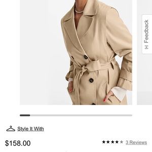 Express Large brown/beige trench coat